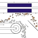 Magnet installation above the belt conveyor
